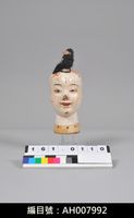 布袋戲偶頭-花童藏品圖，第1張